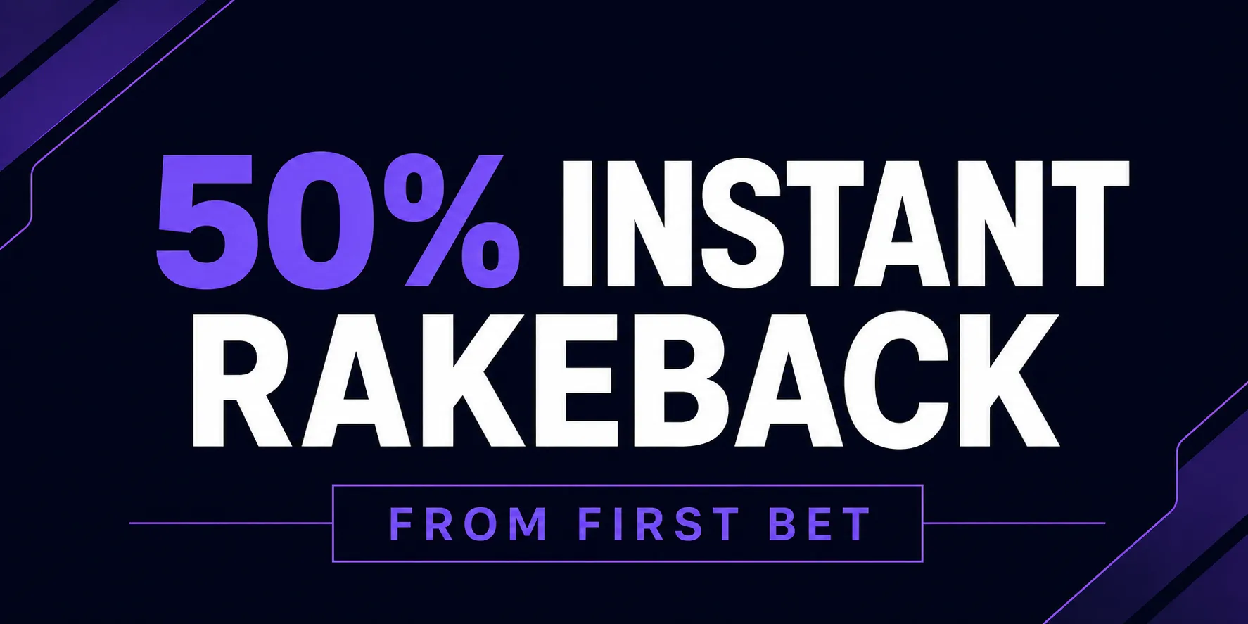 50% de rakeback instantáneo desde la primera apuesta en Zentrabet